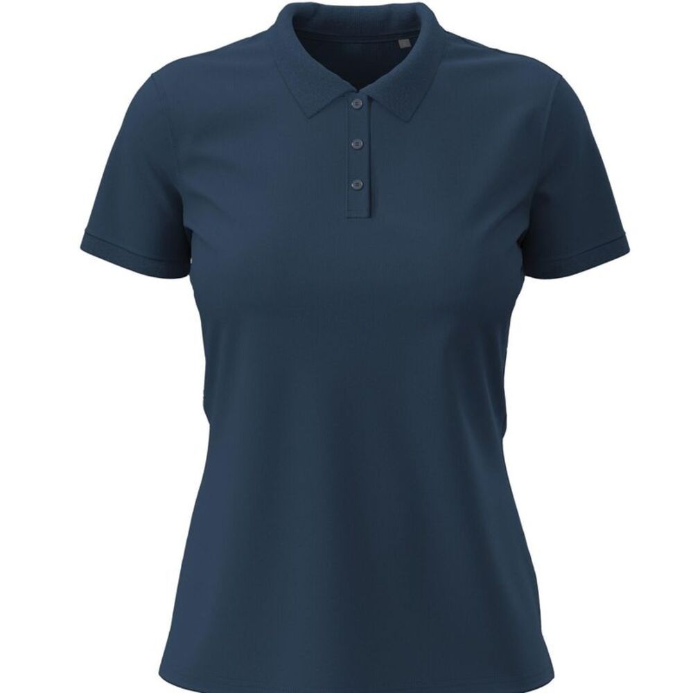 Stedman Womens/Ladies Stretch Polo Shirt / Navy